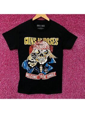 Guns N' Roses "Welcome to the Jungle" Appetite for Destruction Graphic T-Shirt S